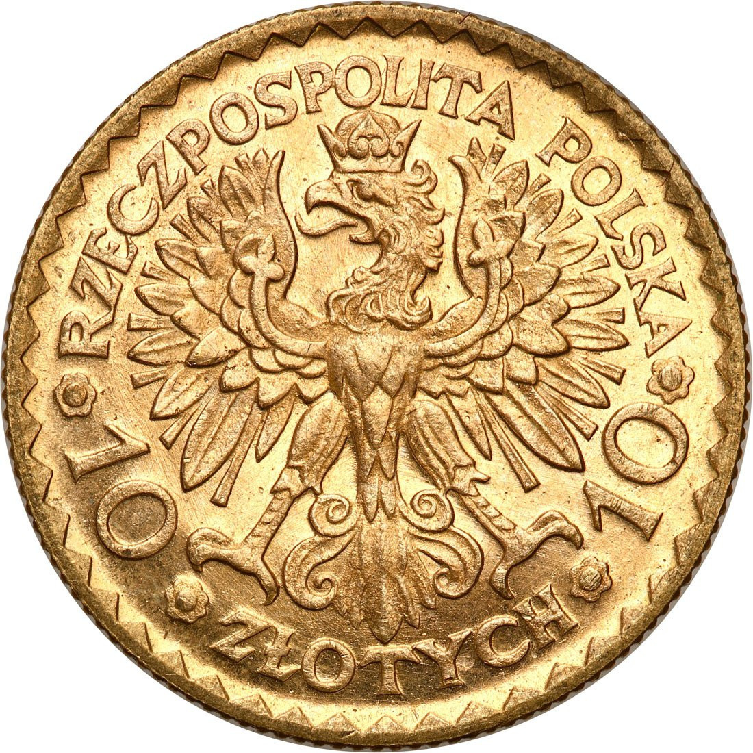 II RP. 10 złotych 1925 Chrobry - RZADKIE